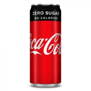 Coca Cola Zero 330ml Can Sleek