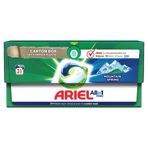ARIEL 31pcs Mountain Spring Laundry Capsules