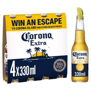 Corona Extra Beer bottles 4x330ml