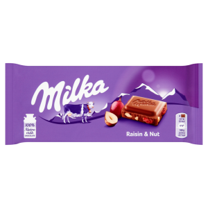Milka Raisin & Nut 100g