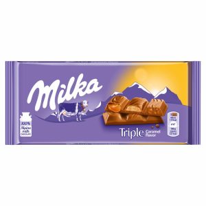 Milka Triple Caramel Flavour 90g