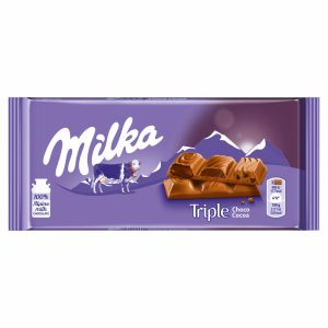 Milka Triple Choco Cocoa 90g
